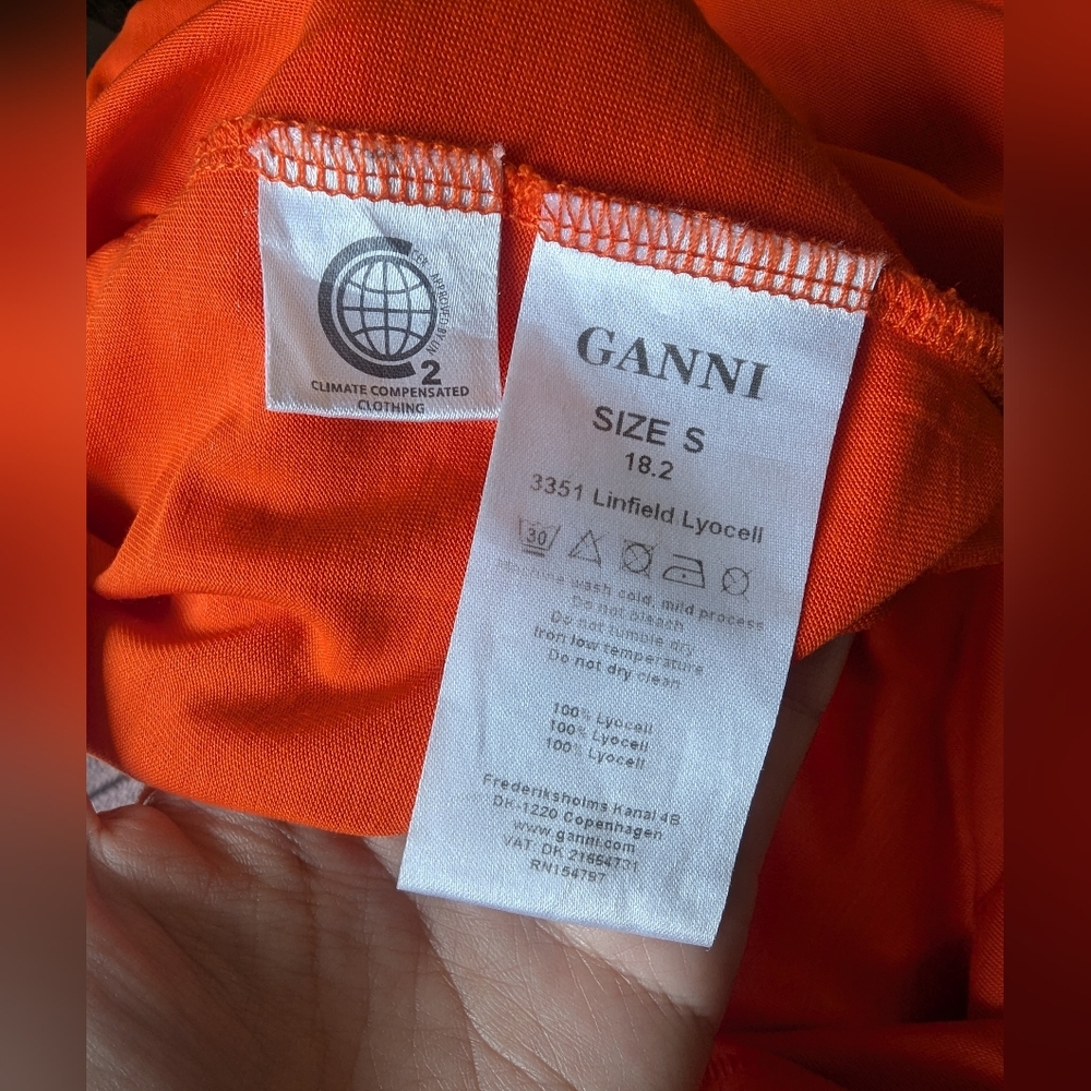 Ganni Bee Happy T-Shirt - Picture 10 of 15